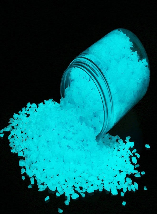 Shiny Stone Glow in The Dark Gravel, Fish Tank Aquarium Gravel Sand, Decorative Gravel Rocks,Aquarium Gravel Stones for Home and Fairy Garden Decoration,305g/0.67lbs (Blue, 3-5mm) - Image 5